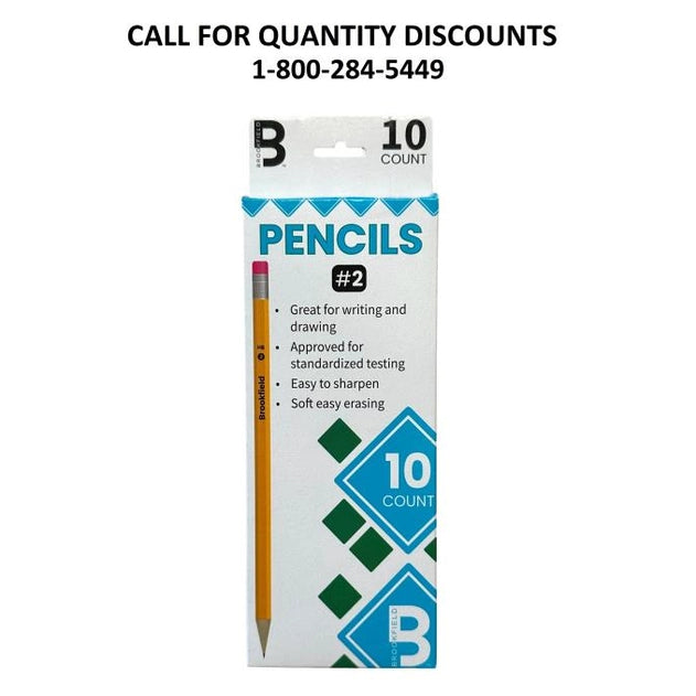 10 CT #2 PENCILS BOXED UNSHARPENED